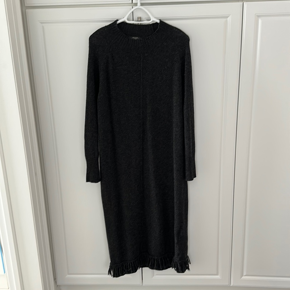 Weekend Maxmara tassel one piece in dark grey